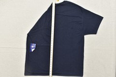 Champion Men 2XL Navy Blue Classic Jersey V-Neck Short Sleeve Cotton T-Shirt NEW