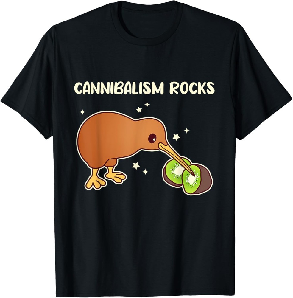 Kiwi Eating Kiwi – Sarcastic Kawaii Kiwi Lover T-Shirt