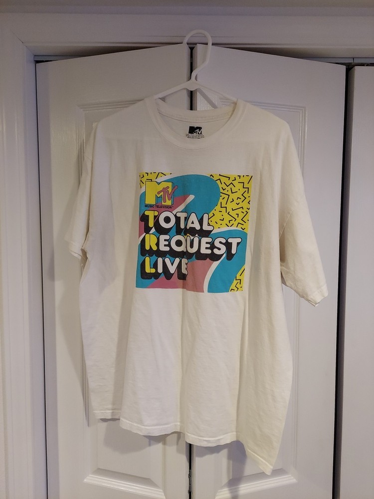 MTV Music Television Men’s Officially Licensed Retro Vintage Logo Tee T-Shirt