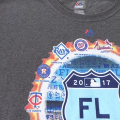 Majestic MLB 2017 Spring Training Florida T-Shirt 3XL Charcoal Heather
