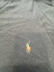Polo Ralph Lauren Mens T-Shirt 3XB Black Short Sleeve Embroidered Logo