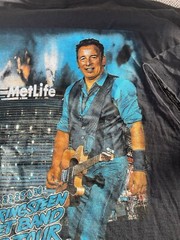 Bruce Springsteen 2016 The River Tour T-shirt Rare Jersey MetLife Show Variation