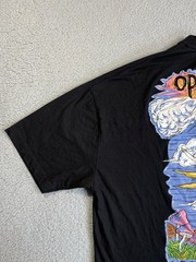Asos Graphic Print T-Shirt Mens L Oversized Black “Open Yorur Eyes” Streetwear