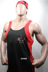 NEW Mens Workout NPC Bodybuilding Wear Fat Strap Tank Top Gym Clothing All Sizes