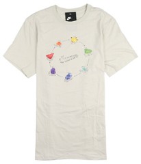 NIKE Energy Flow Gems T-Shirt sz L Large Light Bone