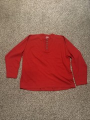VINTAGE Marlboro Unlimited T Shirt Mens 2XL XXL Red Thermal Henley NWOT