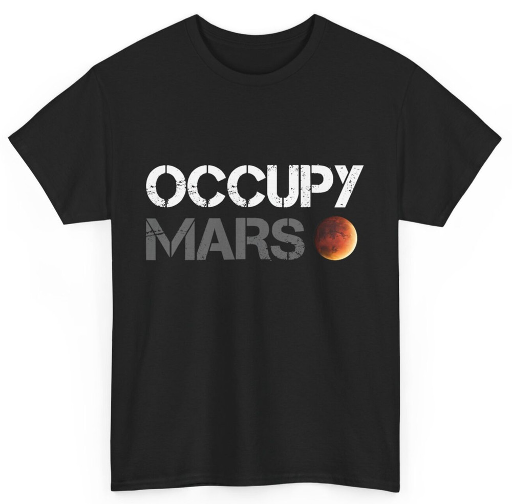Occupy Mars Space Explorer T-Shirt, Occupy Mars Astronomy Space Explorer Shirt