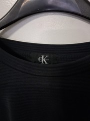 CALVIN KLEIN Black Short Sleeve Casual Shirt! Stretchable! Size XXL