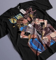 Chun Li T-shirt Street Fighter vs King Of Fighters Snk Anime Gift Shirt All Size
