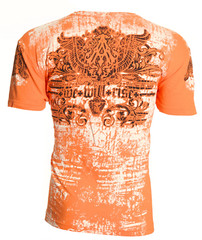 Archaic by Affliction Men’s T-Shirt Parallel Wings Cross Biker