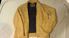 Quiksilver Men’s XL Heavyweight Fleece Lined Canvas Jacket Tan Full Zip Coat