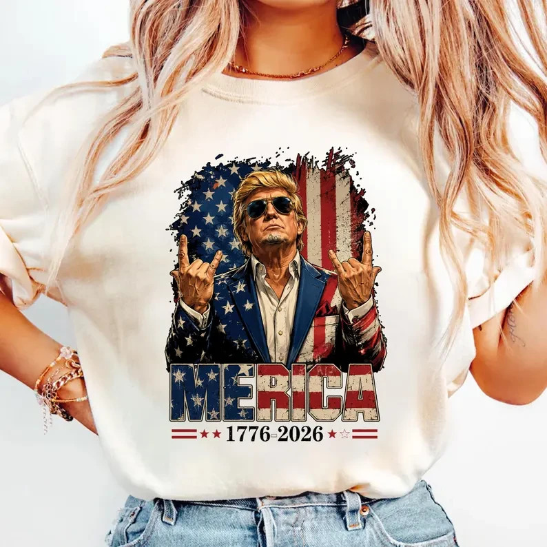 Trump 250th Birthday of America 250 Years 4th of July Trump T-Shirt