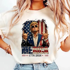 Trump 250th Birthday of America 250 Years 4th of July Trump T-Shirt
