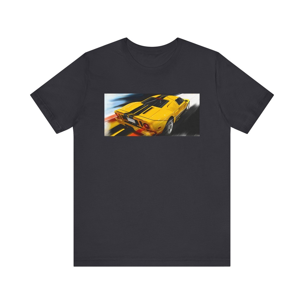 Yellow Ford Gt Super car Unisex Jersey Short Sleeve t-shirt