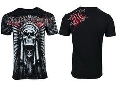 XTREME COUTURE by AFFLICTION Men’s T-Shirt PALA Skull Black Tattoo S-5XL