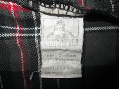Ben Davis 1/2 Zip Short Sleeve Shirt Men’s 3XL Plaid USA