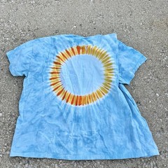 VTG Liquid Blue Double-Sided World Map Globe Graphic T-Shirt Big Tall 6XL 6X