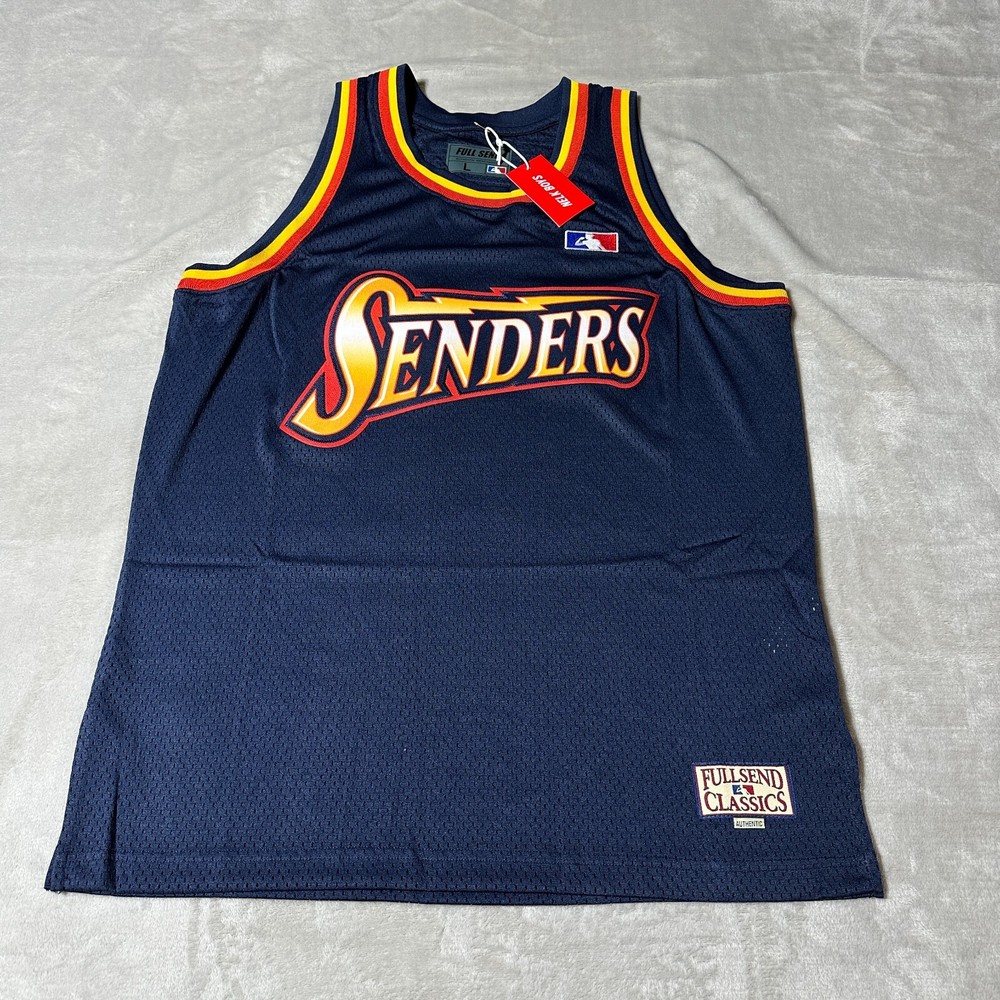 Full Send Golden State Basketball Jersey Size Medium NWT
