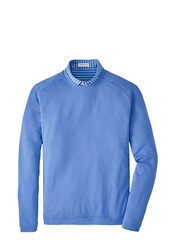 Peter Millar Mens Blue Crown Sport Cradle Performance Crewneck T-Shirt Size S