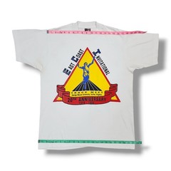 Vintage East Coast Invitational Track Meet White T-Shirt Men’s L