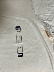 LCKR Men’s Medium Cream Basic T Shirt 100% Cotton Short Sleeve Casual Tee New