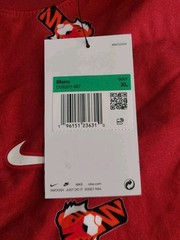 NEW Size XL Nike Tiger Woods Frank Golf Red All Over Print Crew T Shirt Tee Mens
