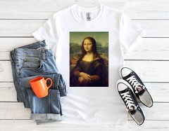 Mona Lisa Portrait Da Vinci Men Women Unisex Hoodie Baseball T Shirt Top 1713