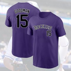 SALE 30% – Hunter Goodman #15 Colorado Rockies 2025 Name & Number For Fans