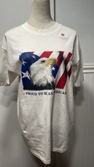 T Shirt Size L . The drawings vary. USA and Chicago print 4 lot