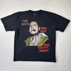 ZACH BRYAN The Boys Are Out Double-Sided Shirt XL Black Tour Heavyweight Cotton