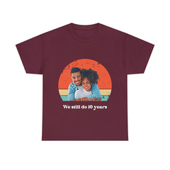 Customise Your Own Photo Unisex T-shirt – Retro Vintage Style