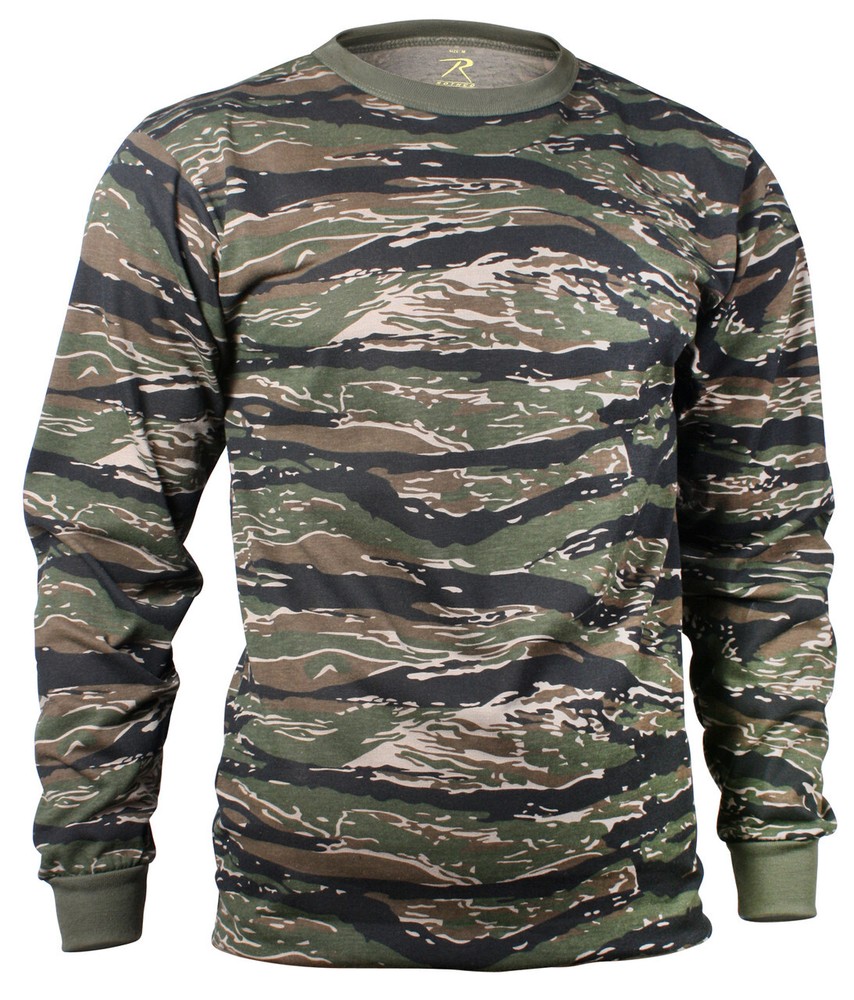 Rothco Long Sleeve Camo Shirt – Tiger Stripe