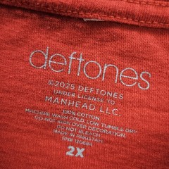 Deftones White Pony Band T Shirt Mens 2X Red 2025 Manhead