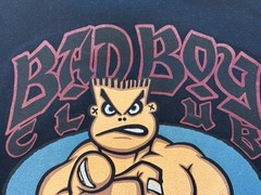 90’s Bad Boy Club – Quit Yer Snivlin’- Bold Graphic Long Sleeve T Shirt XL Black