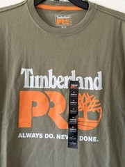 Men’s Timberland PRO Core Logo T-Shirt Athletic Fit Green NWT Men’s Size Medium