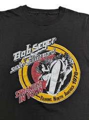 Retro Bob Seger Tour Concert Short Sleeve Cotton Black S-5XL T Shirt BT748