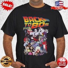 Retro Cartoon Villains T-Shirt, Back to the 80s Nostalgic Pop Culture T-Shirt