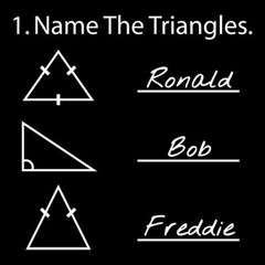 Name The Triangles Sarcastic Humor Graphic Novelty Funny T Shirt