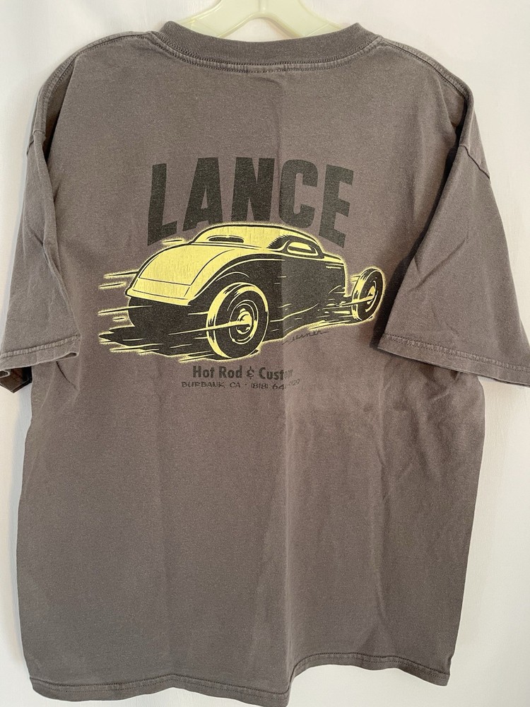 Vintage Lance Hot Rod Large T-shirt Y2K Graphic T Hotrod California Rockabilly