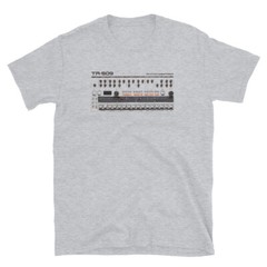 Roland Inspired TR 909 Drum Machine Short-Sleeve Unisex T-Shirt