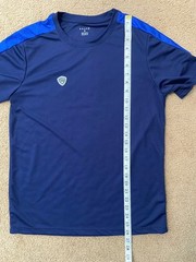 Rosso Shirt Mens Medium Navy Blue Performance Tee