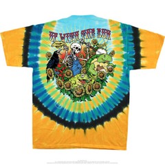 GRATEFUL DEAD-SUNRISE JAM-UP WITH THE SUN-2 Sdd TIE DYE T-SHIRT M-L-XL-XXL
