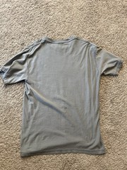 False Perception Pleasure Sect A Loud Temper Gray Graphic Tee Men’s L Cotton