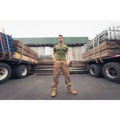 Cotton/Polyester Pocket T-Shirt Collection Solid Short Sleeve Tee