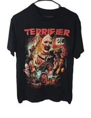 Terror Threads Terrifier T-Shirt Men’s Size M Black Art The Clown Graphic Horror