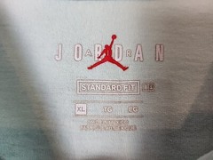 Nike Air Jordan Retro 1985 Standard Fit Size XL Blue Double Sided Graphic VTG?
