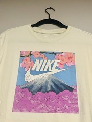 Nike Air Shirt Mens Medium White Mountain Photo The Nike Tee Crew Neck Casual