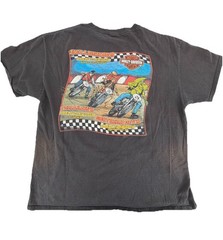 Harley Davidson Motorcycle Hellbender Atlanta Race Bike Flat Track Shirt Size XL