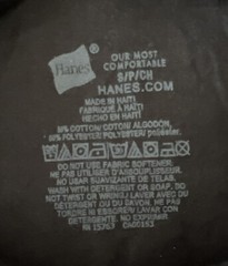 Hanes Men’s 6 piece Crew Neck T-Shirt Black & White Size S 34-36″ Short sleeve
