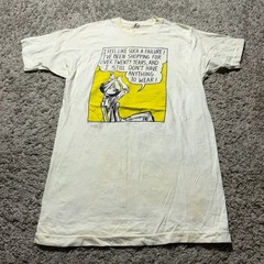Vintage 80s Roy Lichtenstein Pop Art Funny Shopping Mens M Fits S Tee Single